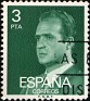 Spain 1976 Juan Carlos I 3 PTA Dark Green Edifil 2346. Uploaded by Mike-Bell